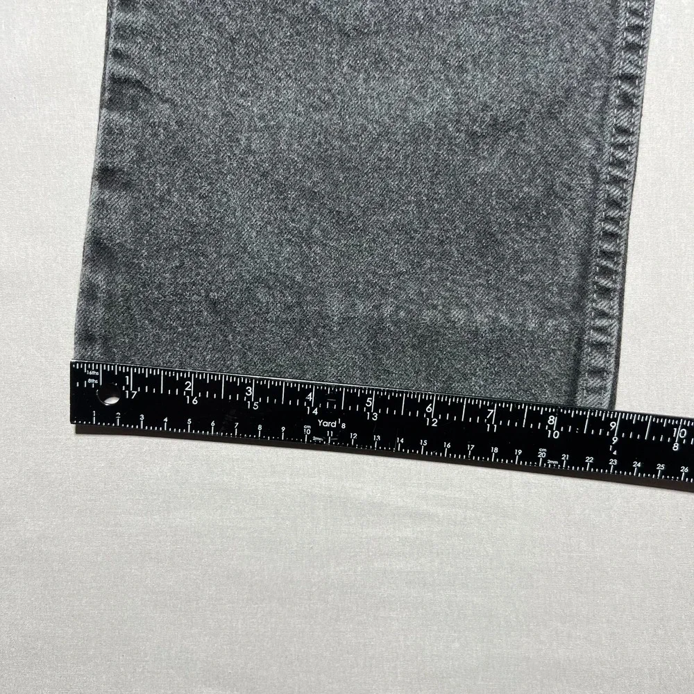 Vintage Levi's 517 Mens Faded Black Wash High‎ Rise 5-Pocket Bootcut Jeans 32x25